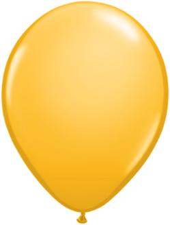 Qualatex 16-Inch Goldenrod Latex Balloons, 50 Count