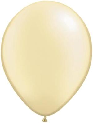 Qualatex 16-Inch Pearl Ivory Latex Balloons, 50 Count