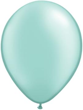 QUALATEX 16" PEARL MINT GREEN 50/BAG
