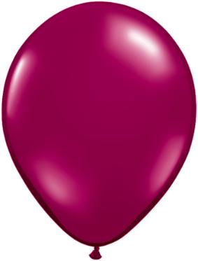 Qualatex 5-Inch Burgundy Latex Balloons, 100 Count