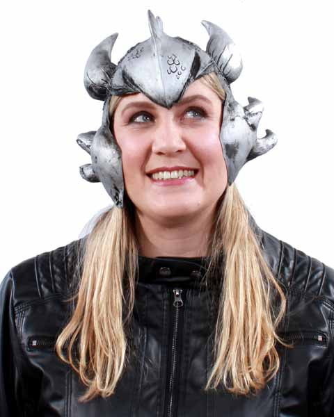 Silver Costume Helmet