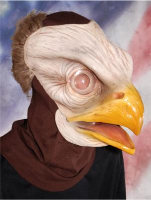 American Pride Eagle Mask with Moving Mouth