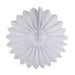 12-inch White Paper Fans 2ct - Shimmer & Confetti