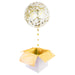 15 Pack Large Gold Confetti Balloons - Main 5
