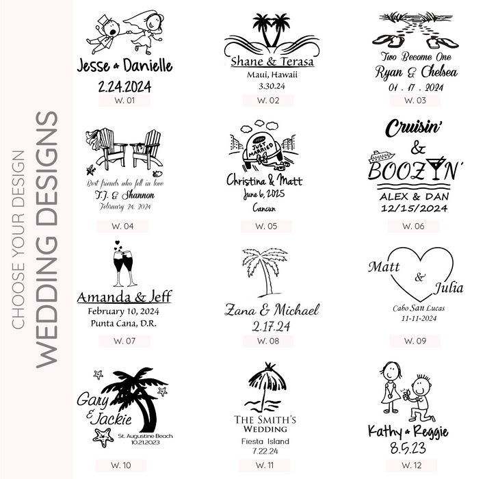 Bride and Groom Flip-flops for Party Guests With FREE Printable