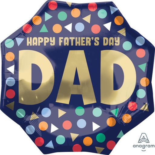 Happy Father's Day Dad 22″ Balloon (3/Pk)