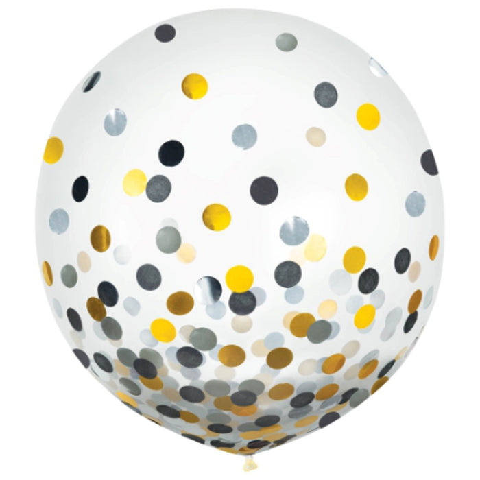24" Latex W/Confetti