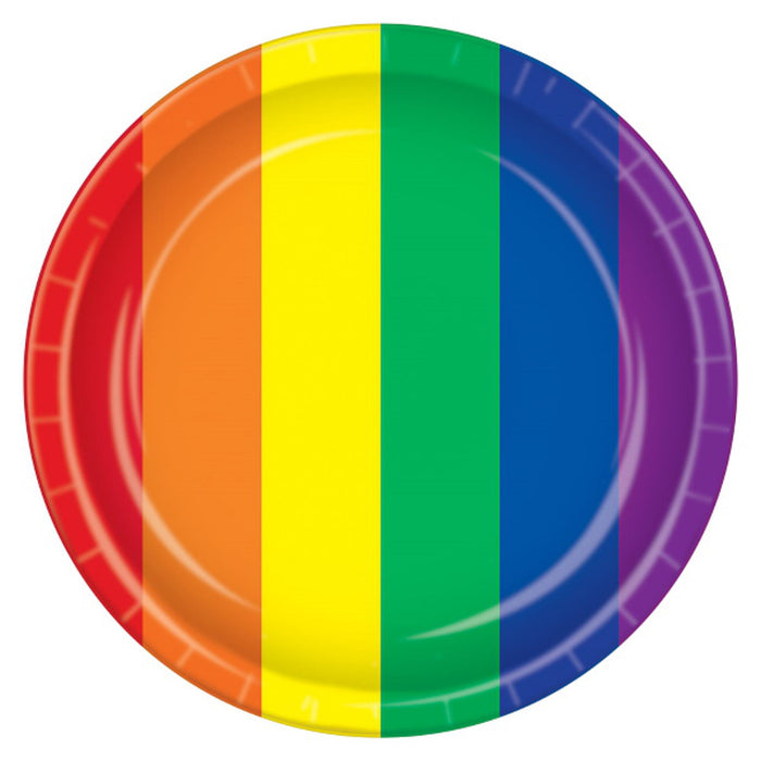 Rainbow Plates 9"