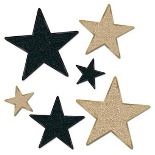 Glittered Foil Stars