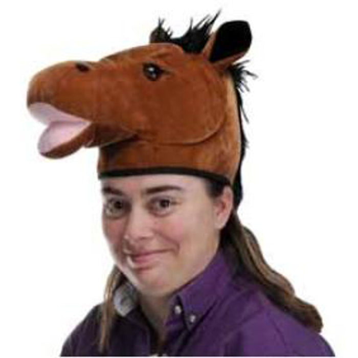 Plush Horse Head Hat