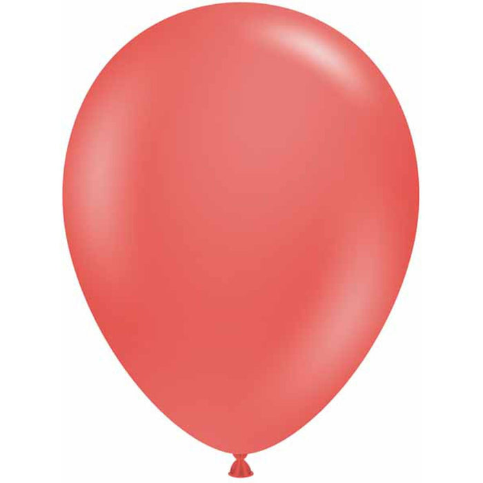 17" Tuftex Aloha Pink Coral Balloons (50/Pk)
