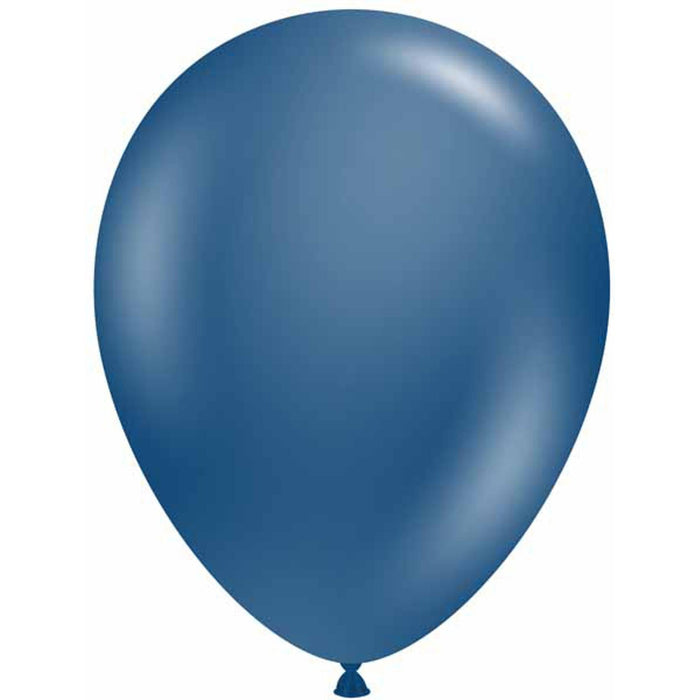 Tuftex Navy Blue Latex Balloons (100/Pk)