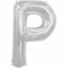 Letter P Silver