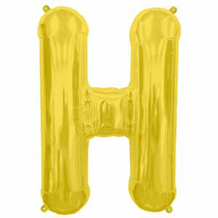 Letter H Gold