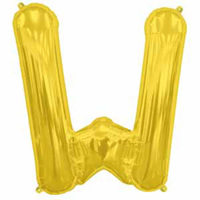 Letter W Gold