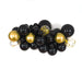 Black and Gold Balloon Arch and Garland Kit (5, 10, 16 foot) - Shimmer & Confetti