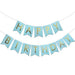 Happy Birthday Banner - Blue - Shimmer & Confetti