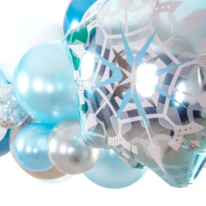 Winter Onederland Balloon Arch and Garland Kit (5, 10, 16 foot) - Shimmer & Confetti